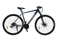 Спортивный велосипед для взрослых на рост 170-195 см 29 дюйма Corso X-Force Черный с голубым