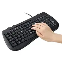 Клавиатура KEYBOARD MINI KP-988 (K-1000) | Компьютерная клавиатура usb | Проводная мини-клавиатура ds