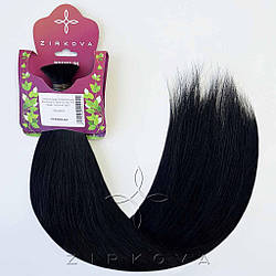 Натуральне Слов'янське Волосся в Зрізі 50 см 100 грам, Чорний №01