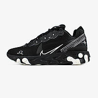 Кроссовки Nike React Element 55 "Black" Модные и стильные кроссовки