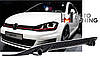 Дифузор VW Golf 7 тюнінг спідниця заднього бампера-стиль GTI, фото 4