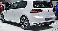 Диффузор VW Golf 7 тюнинг юбка заднего бампера стиль GTI