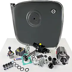 Гідравліка на тягач Mercedes Actros, Axor (боковий сталевий бак)