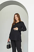 Блуза для вагітних та годуючих Venice - Чорний, XXL