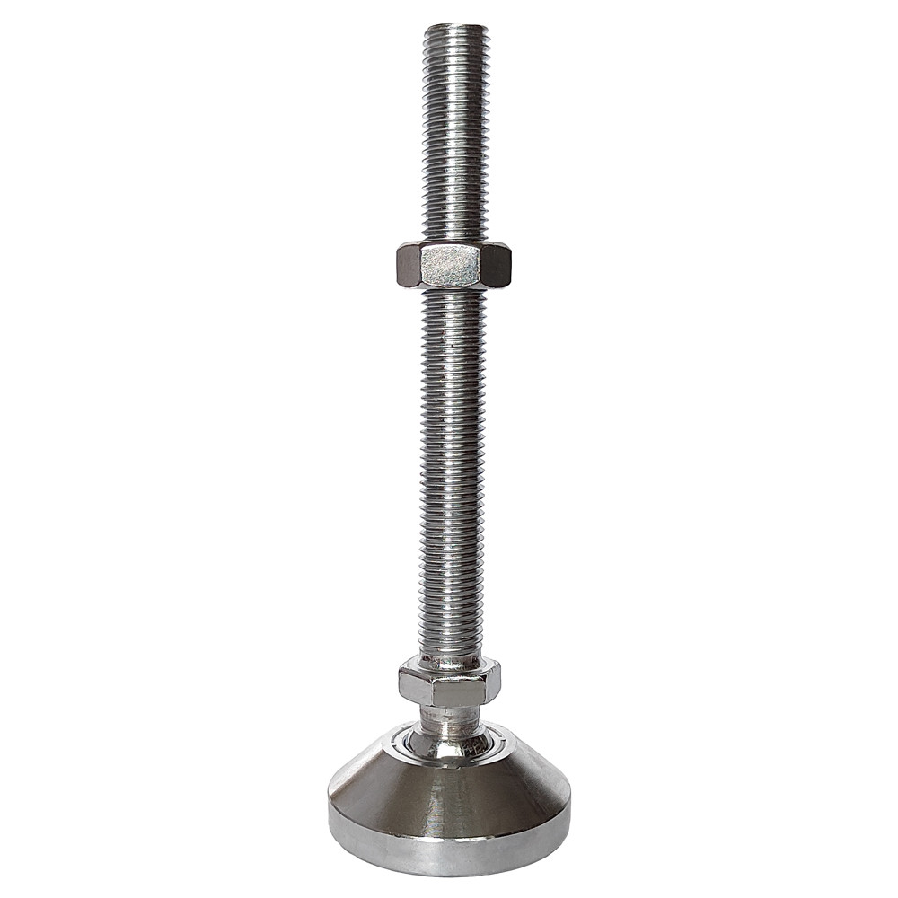 Опора регулируемая стальная диам.60мм М16 L=150мм подвижная (ID ...