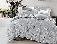 Односпальный комплект постельного белья с растительным рисунком 150*220 из Бязи Gold Черешенка™