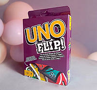 Настольные игры UNO Flip Карточная игра семейная для детей и взрослых семьи English на английском языке