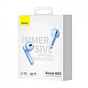Бездротові навушники Baseus Bowie WX5 TWS blue, фото 2