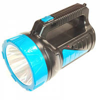 Новий якісний ручний світлодіодний ліхтар прожектор Energy EN-976 з бічним світлом колір синій