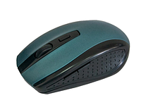 Беспроводная мышка Wireless Mouse G-109 / Комп'ютерна мишка бездротова 2.4GHz / Черно-Зеленый