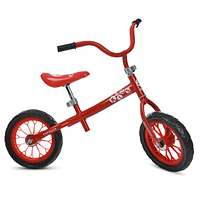 Беговел (велобег) детский PROFI KIDS М 3255-3 с пено колесами EVA 12", Красный