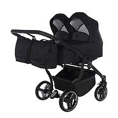 Коляска для двійнят Junama V3 Duo 04 Black