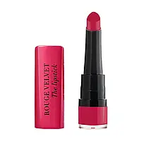 Матова помада для губ Bourjois Rouge Velvet - 09 Fuchsia botté