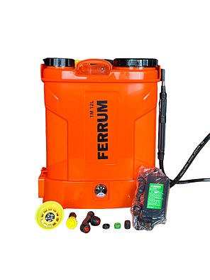 Садовий обприскувач акумуляторний FERRUM 12L 12Ah 12V оприскувач на 12 літрів, фото 1