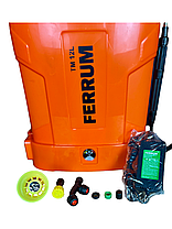 Садовий обприскувач акумуляторний FERRUM 12L 12Ah 12V оприскувач на 12 літрів, фото 4