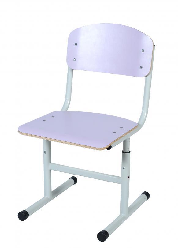 Стілець Т-подібний на круглій трубі, з покриттям HPL, №2-5, фото 1