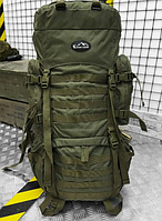 Баул армейский 100 литров цвет хаки, Баул военный непромокаемый олива, Армейская сумка баул для зсу if168