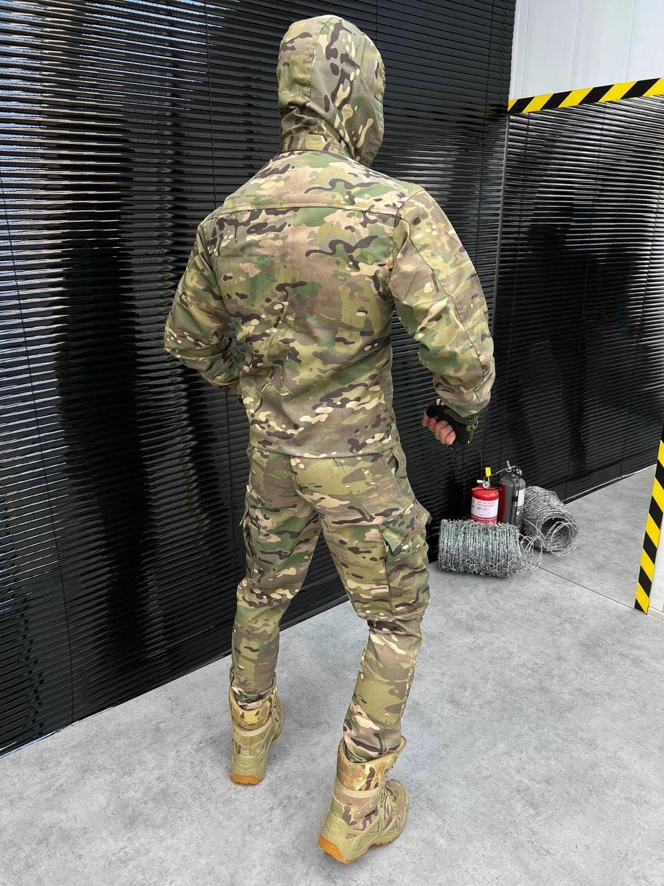 Армійський тактичний костюм осінній, Форма зсу нового зразка, Військовий костюм мультикам тканина саржа if168