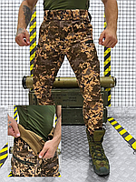 Зимові військові штани піксель, тактичні штани теплі зсу, військові тактичні штани піксель на флісі if168