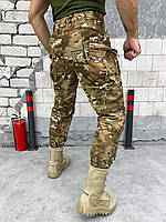 Тактическая штаны softshell, брюки военные мультикам на флисе, демисезонные тактические брюки мультикам if168