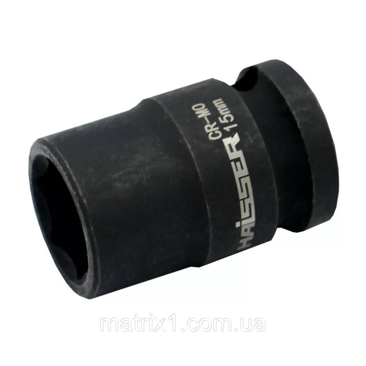 Головка ударна шестигранна 1/2" фосфатована 15 мм x 38.5 мм HAISSER 70202