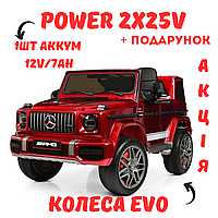 Дитячий електромобіль музичний Mercedes-Benz G63 2х45 W на радіокеруванні