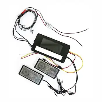 Сенсорний вимикач для дзеркал ZX-01, 6 кл., 1*65W,1*Defogger, dimmer, DC12-24V, 2 колонки, РЕЛЕ 2 Biom