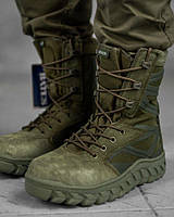 Берцы демисезонные тактические Annobon Boot олива, ботинки мужские олива, армейские берцы весна if168 45