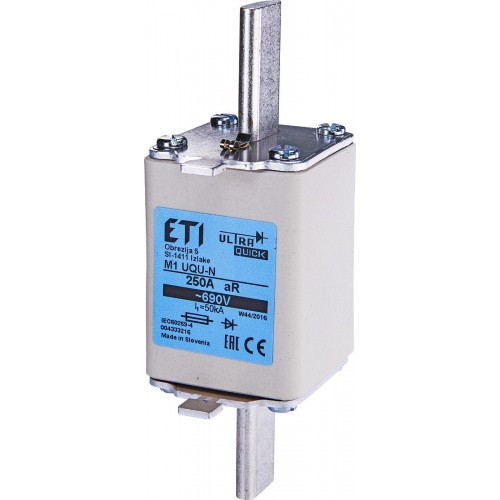 Запобіжник ETI M1UQU-N/200A/690V aR 50kA, фото 1