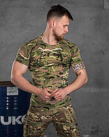 Тактические футболки мультикам, футболка влагоотводящая военная, камуфляжная армейская футболка if168 4XL