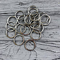 Кільце для ключів плоске 26 мм Нікель