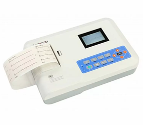 Електрокардіограф Heaco 300G LCD 3/12-канальний кардіограф портативний медичний апарат ЕКГ
