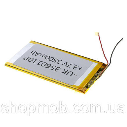 SM  SM Внутренний Аккумулятор 3560110Р Характеристики 110*62*3,5 3500mAh 3.7V, фото 2