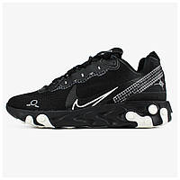 Мужские кроссовки Nike React Element 55 Black, черные кроссовки найк реакт элемент 55