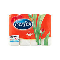 Туалетная бумага Perfex Pure White 3 слоя 24 рулона (8606102287039)(1723106342756)