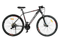 Спортивный велосипед для взрослых на рост 170-195 см 29 дюйма Corso Kingston Черный
