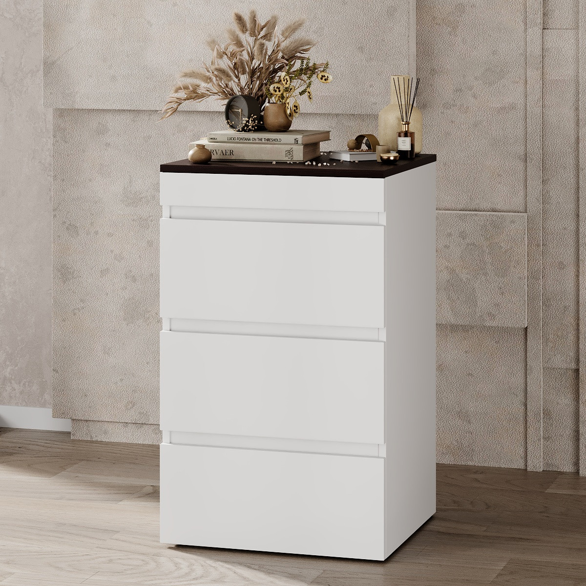 Стол комод трансформер Molli Білий діамант / Венге, фото 1