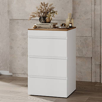 Стол комод трансформер Molli Дуб Евок / Білий діамант