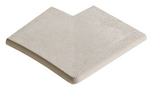 Камінь 33 кут для сходів правий R150, Rustique bullee, тон Pierre 310770