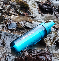 Пляшка для води з фільтром LifeStraw Go Filter Bottle, 650 мл (Laguna Teal), фото 3