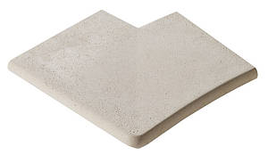 Камінь 33 кут для сходів лівий R150, Rustique bullee, тон Pierre 310809