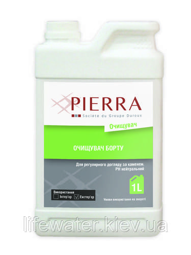 Очищувач борту рН нейтральний Pierra NETTOYANT MARGELLES 1л на 500м2 УNETMAPI1N