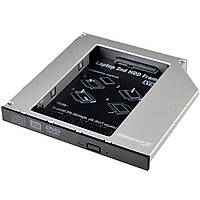 Фрейм-переходник Grand-X HDD 2.5'' to notebook 12.7 mm ODD SATA/mSATA (HDC-25N)(1898337090756)