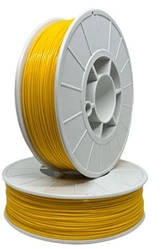 3Dfilament пластик PLA жовтий 1,75mm 0,75кг