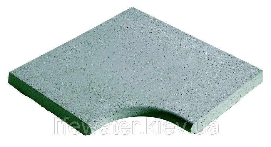 Камінь 33 кут внутрішній 90 R15, Rustique bullee, тон Gris 310372