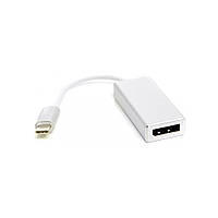 Переходник PowerPlant USB Type-C 3.1 Thunderbolt 3 (M) - DisplayPort (F), 4K, 0.15 (CA911851)(1781261345756)