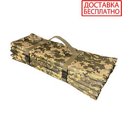 Тактичний каремат гармошка Ranger піксель RA-8913