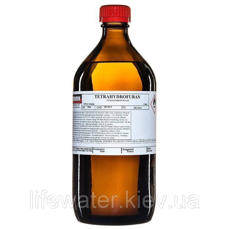 Розчинник для ПВХ мембран 1л,  THF (тетрагідрофуран) TET