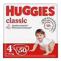 Подгузники Huggies Classic 4 (7-18 кг) Jumbo 50 шт (5029053543147)(1899443147756)