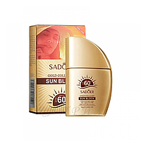 Солнцезащитный крем Sadoer Gold Collagen Sunscreen SPF60 PA+++ 30g